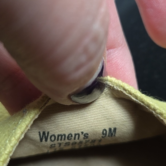 Sperry Espadrilles size 9 beige, lime green and neon details. Super Comfy!! - Picture 9 of 9